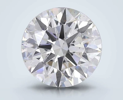 4.63ct F SI1 Rare Carat Ideal Cut Round Lab Grown Diamond