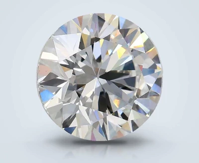 3.05ct E VVS2 Rare Carat Ideal Cut Round Lab Grown Diamond