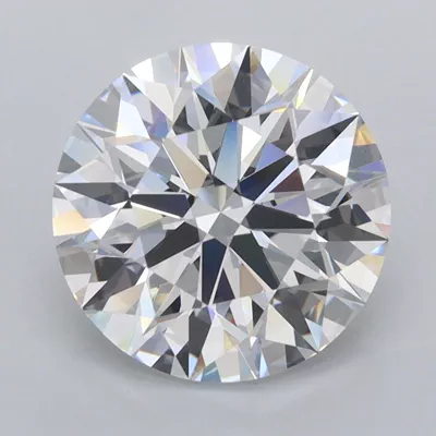 3.02ct D FL Rare Carat Ideal Cut Round Lab Grown Diamond