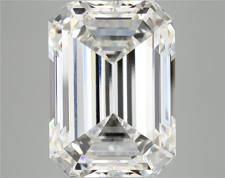 12.28ct F VVS2 Rare Carat Ideal Cut Emerald Lab Grown Diamond