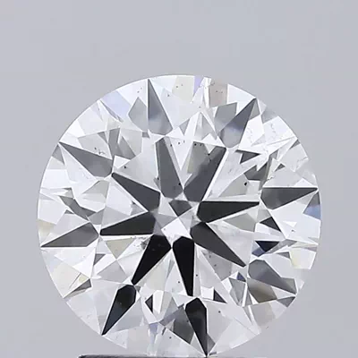 2.51ct E SI1 Rare Carat Ideal Cut Round Lab Grown Diamond