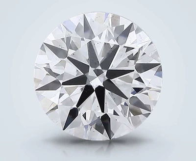 2.51ct E SI1 Rare Carat Ideal Cut Round Lab Grown Diamond