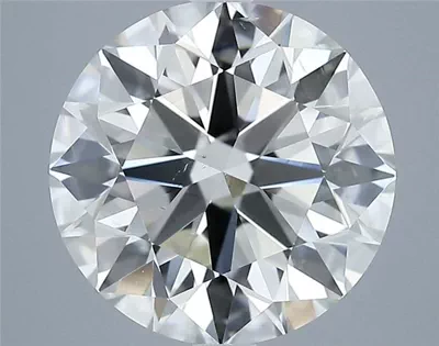 5.02ct J SI1 Ideal Cut Round Diamond