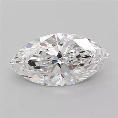 3.01ct E VS1 Rare Carat Ideal Cut Marquise Lab Grown Diamond