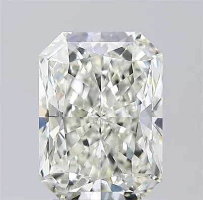 3.01ct K SI1 Rare Carat Ideal Cut Radiant Diamond