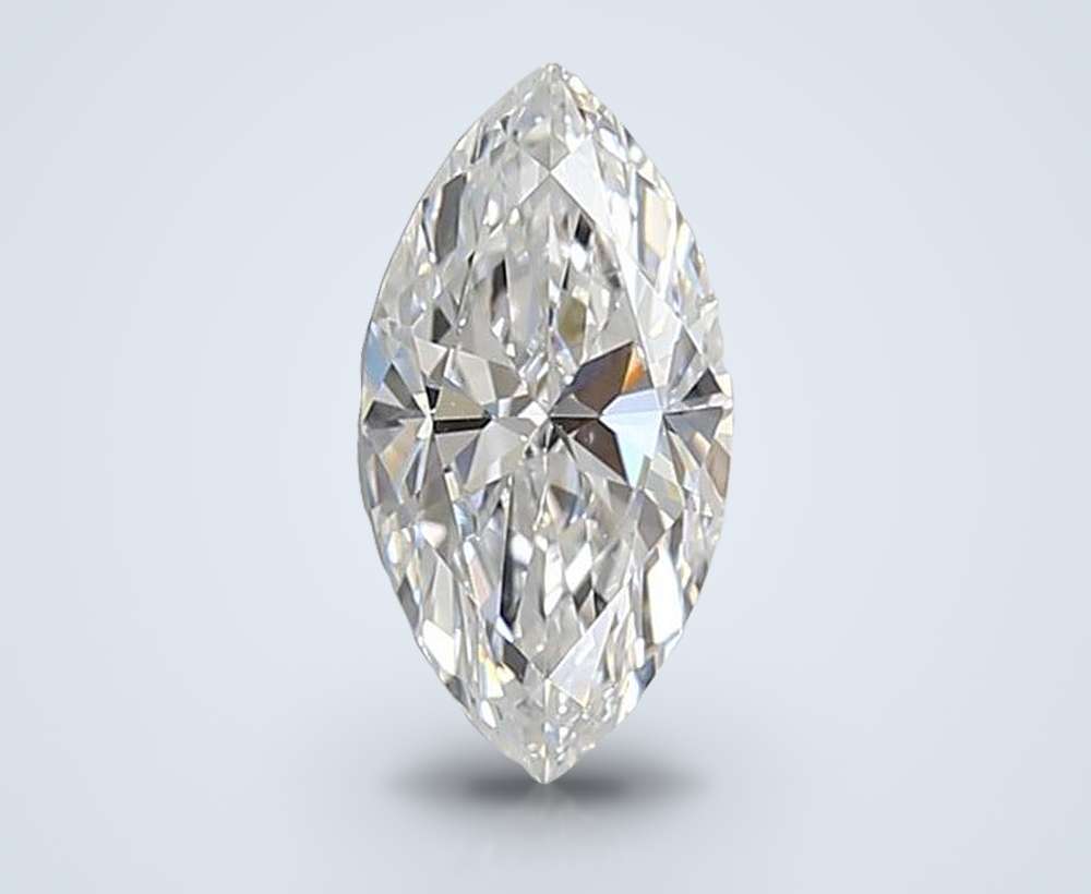 0.91ct D VS1 Rare Carat Ideal Cut Marquise Lab Grown Diamond