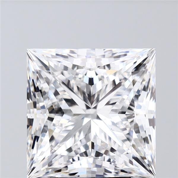 5.16ct E VS2 Rare Carat Ideal Cut Princess Lab Grown Diamond