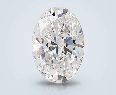 4.02ct E VS1 Rare Carat Ideal Cut Oval Lab Grown Diamond