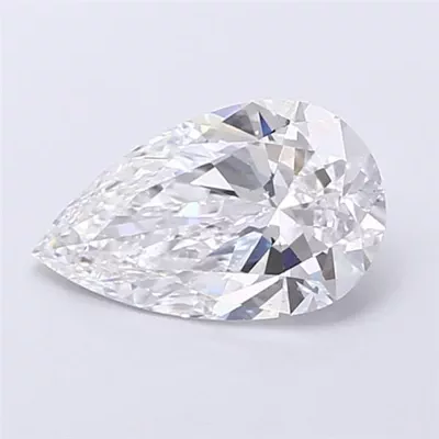 1.50ct D VS2 Rare Carat Ideal Cut Pear Lab Grown Diamond