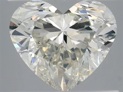 2.08ct K SI1 Rare Carat Ideal Cut Heart Diamond