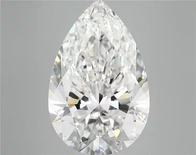 10.27ct F VVS2 Rare Carat Ideal Cut Pear Lab Grown Diamond