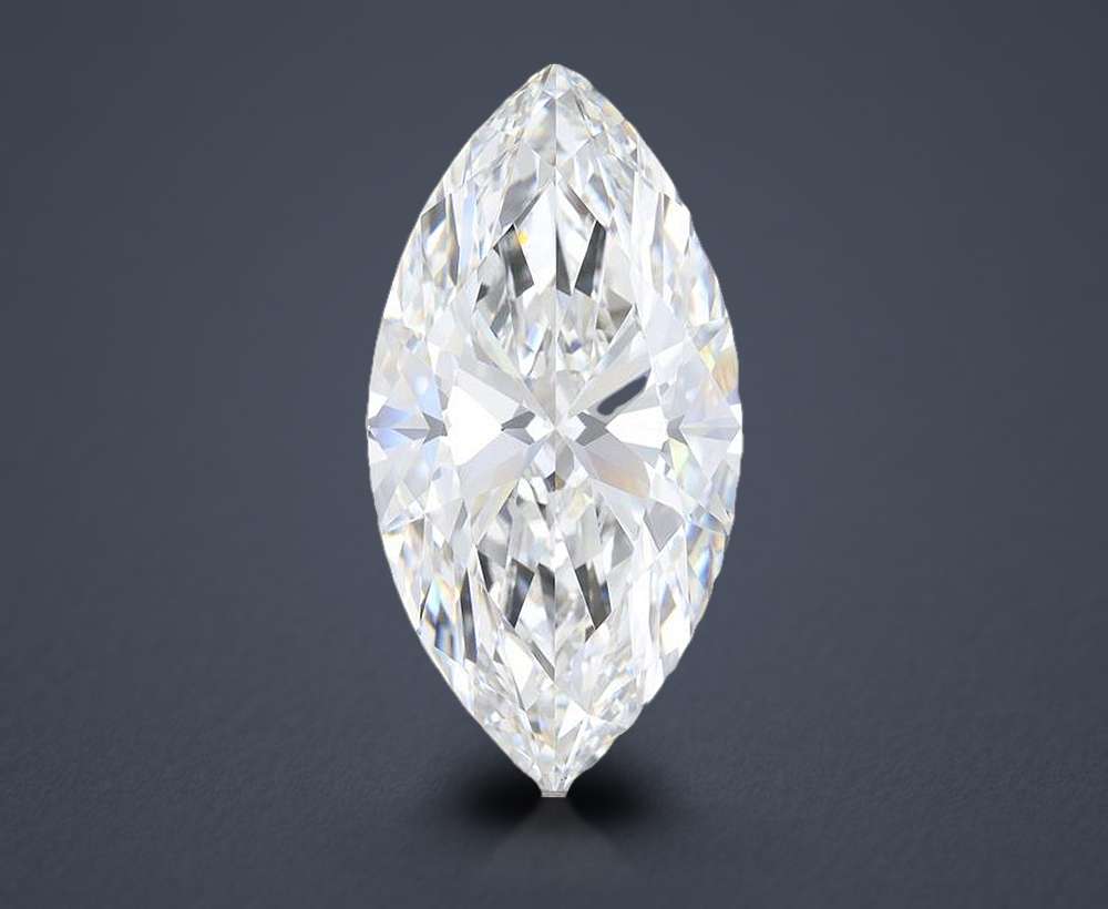 14.09ct F VVS2 Rare Carat Ideal Cut Marquise Lab Grown Diamond