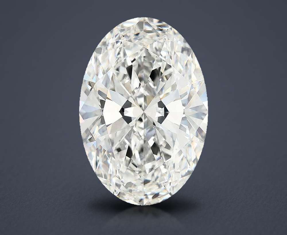 10.04ct F VVS2 Rare Carat Ideal Cut Oval Lab Grown Diamond
