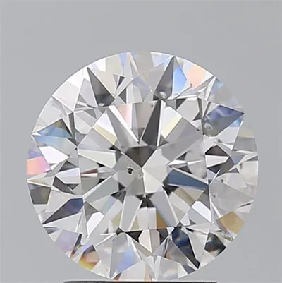 2.70ct E SI2 Rare Carat Ideal Cut Round Diamond