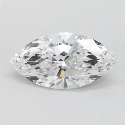 2.37ct D FL Rare Carat Ideal Cut Marquise Lab Grown Diamond
