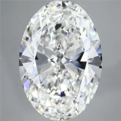 11.06ct F VVS2 Rare Carat Ideal Cut Oval Lab Grown Diamond