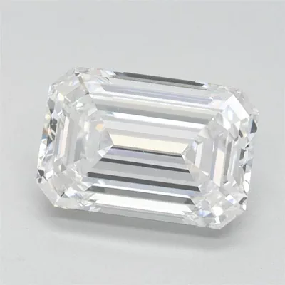 1.58ct F VS1 Rare Carat Ideal Cut Emerald Lab Grown Diamond