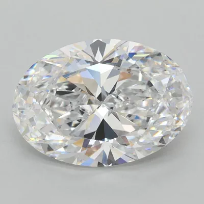 2.50ct D VVS1 Rare Carat Ideal Cut Oval Lab Grown Diamond