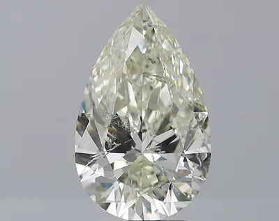 3.51ct J SI2 Rare Carat Ideal Cut Pear Diamond