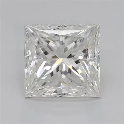 2.52ct I SI2 Rare Carat Ideal Cut Princess Diamond
