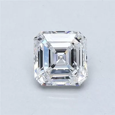 0.91ct D VVS1 Rare Carat Ideal Cut Asscher Diamond