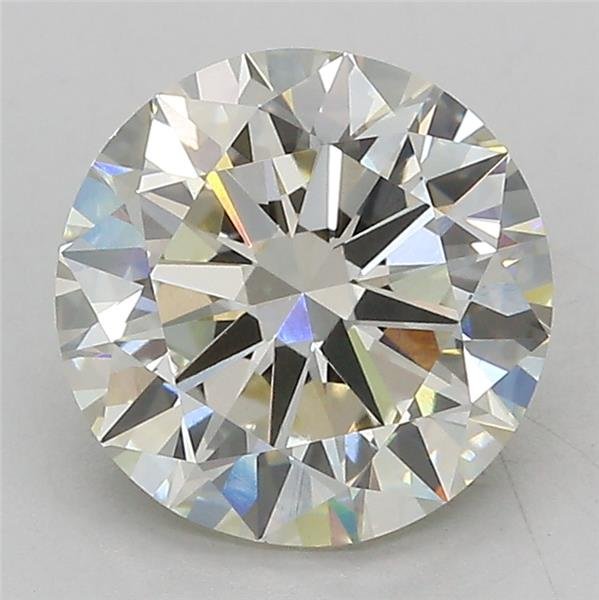 3.01ct J VS1 Excellent Cut Round Lab Grown Diamond