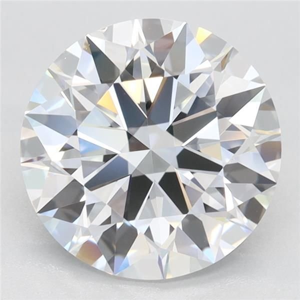 2.93ct D VVS1 Rare Carat Ideal Cut Round Lab Grown Diamond