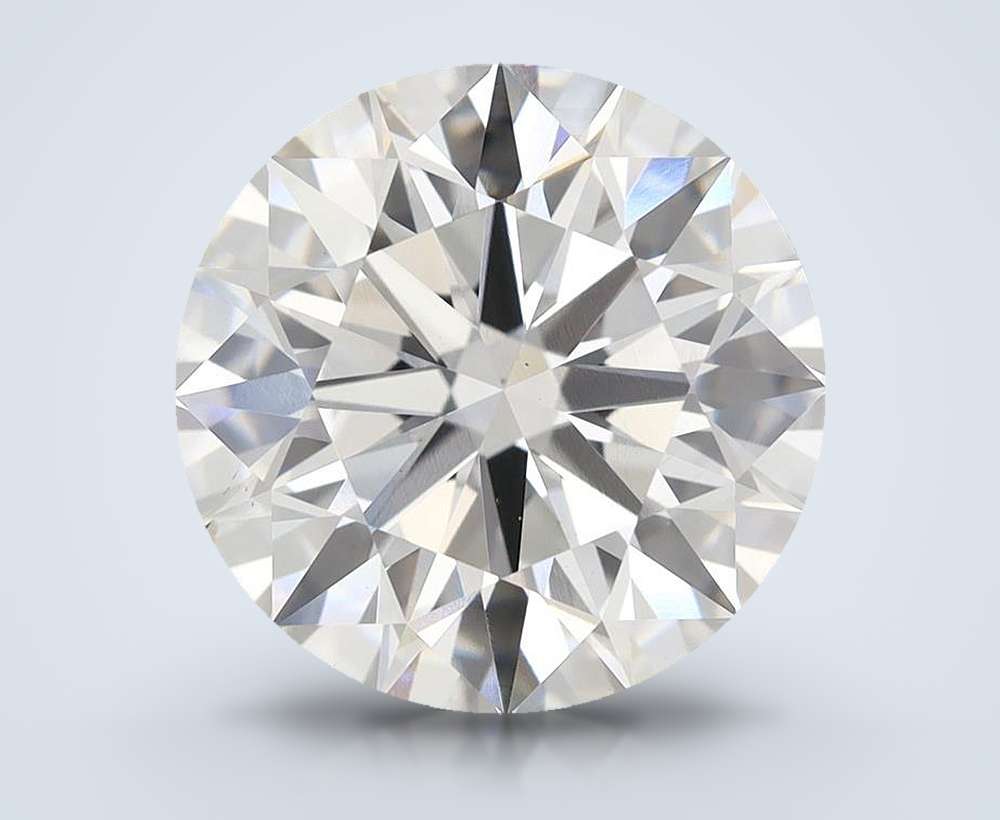 7.04ct G VS2 Rare Carat Ideal Cut Round Lab Grown Diamond