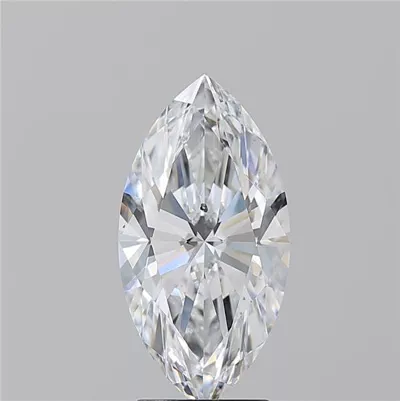 3.20ct D SI2 Rare Carat Ideal Cut Marquise Diamond