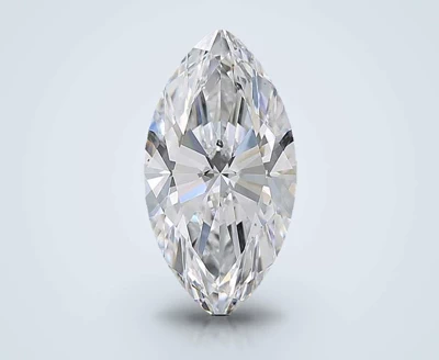 3.20ct D SI2 Rare Carat Ideal Cut Marquise Diamond