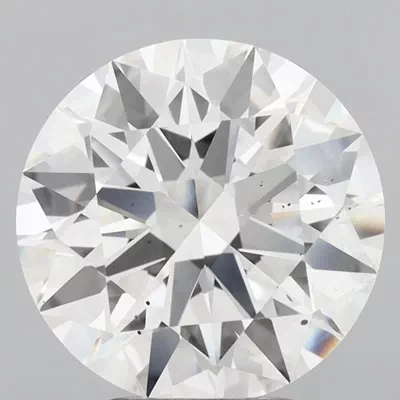 4.09ct F SI1 Rare Carat Ideal Cut Round Lab Grown Diamond