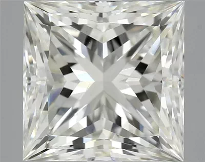 3.00ct J VS2 Rare Carat Ideal Cut Princess Diamond