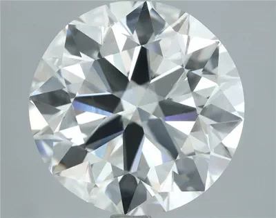 5.01ct I SI1 Rare Carat Ideal Cut Round Diamond