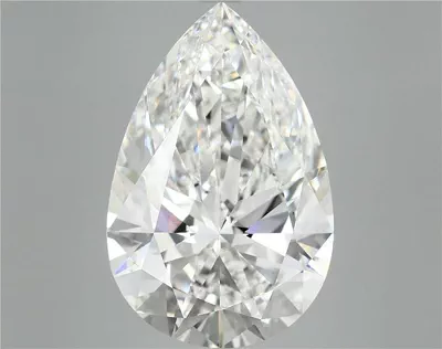 10.77ct E VVS2 Rare Carat Ideal Cut Pear Lab Grown Diamond