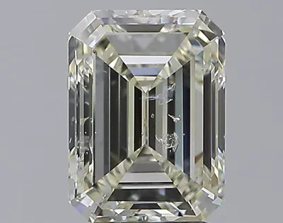 3.01ct K SI2 Very Good Cut Emerald Diamond
