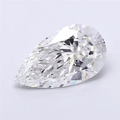 1.37ct F VVS2 Rare Carat Ideal Cut Pear Lab Grown Diamond