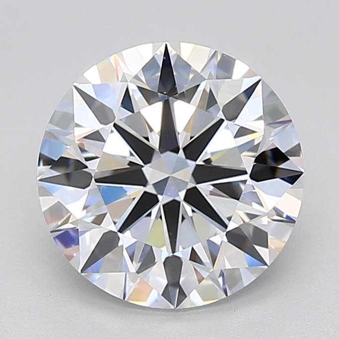 2.65ct D VVS1 Rare Carat Ideal Cut Round Lab Grown Diamond