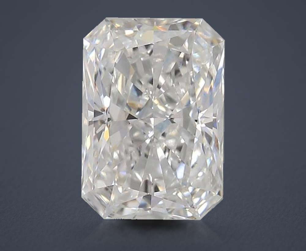 1.05ct D VVS2 Rare Carat Ideal Cut Radiant Lab Grown Diamond