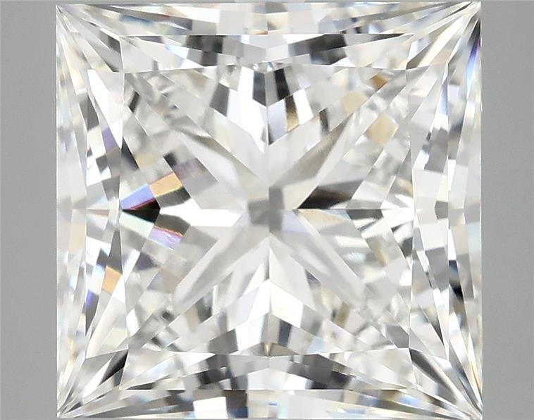 7.66ct E VVS2 Rare Carat Ideal Cut Princess Lab Grown Diamond