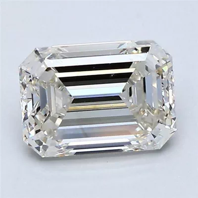 1.56ct J VVS2 Rare Carat Ideal Cut Emerald Diamond