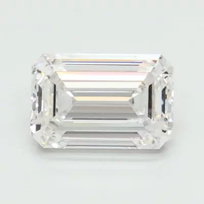 0.97ct D VVS1 Rare Carat Ideal Cut Emerald Lab Grown Diamond