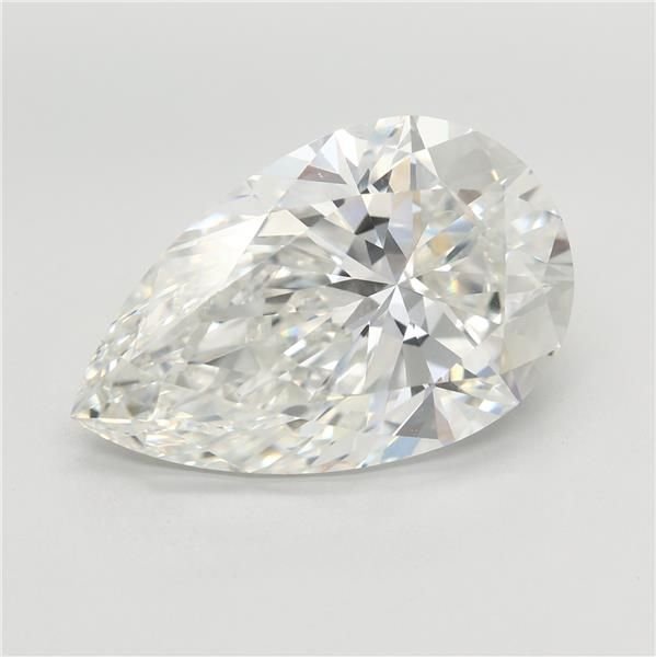 8.10ct G VVS2 Rare Carat Ideal Cut Pear Lab Grown Diamond