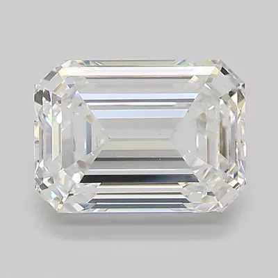 2.04ct D VS1 Rare Carat Ideal Cut Emerald Lab Grown Diamond