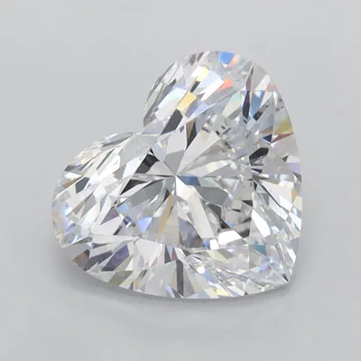 2.03ct D VVS1 Very Good Cut Heart Lab Grown Diamond