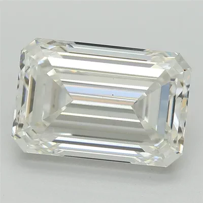 2.90ct G VS1 Rare Carat Ideal Cut Emerald Lab Grown Diamond