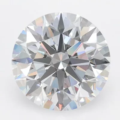 2.06ct F FL Rare Carat Ideal Cut Round Lab Grown Diamond