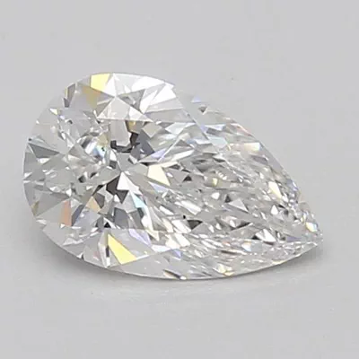 0.92ct D VS1 Rare Carat Ideal Cut Pear Lab Grown Diamond
