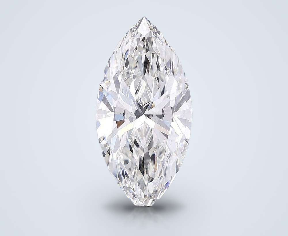 6.90ct F VS2 Rare Carat Ideal Cut Marquise Lab Grown Diamond