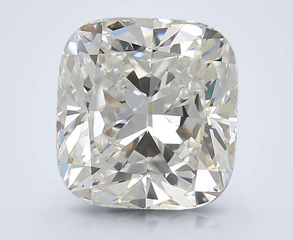 5.05ct E VVS2 Rare Carat Ideal Cut Cushion Lab Grown Diamond