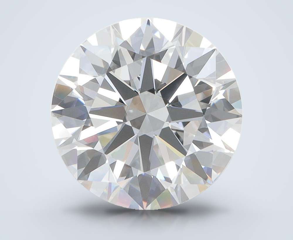 4.22ct D VVS1 Rare Carat Ideal Cut Round Lab Grown Diamond